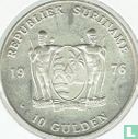 Suriname 10 gulden 1976 (PROOF) "First anniversary of Independence" - Image 1