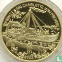 North Korea 20 won 2003 (PROOF) "Steamship Prinzessin Charlotte von Preussen" - Image 1