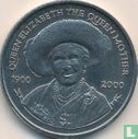 Britse Maagdeneilanden 1 dollar 2000 "100th Birthday of the Queen Mother" - Afbeelding 2