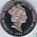 British Virgin Islands 1 dollar 1985 (PROOF - copper-nickel) "Butterfly fish" - Image 1