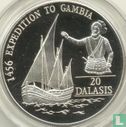 The Gambia 20 dalasis 1993 (PROOF) "Expedition to Gambia in 1456" - Image 2