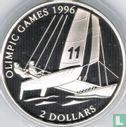 Bahamas 2 dollars 1995 (BE - OLIMPIC) "1996 Summer Olympics in Atlanta" - Image 2