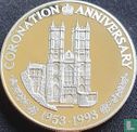 Turks- und Caicosinseln 20 Crown 1993 (PP) "40th anniversary Coronation of Queen Elizabeth II - Westminster Abbey" - Bild 2