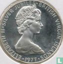 Îles Vierges britanniques 25 cents 1977 (BE) "25th anniversary Accession of Queen Elizabeth II" - Image 1