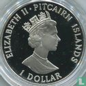 Pitcairn Islands 1 dollar 1989 (PROOF) "Bicentenary of the mutiny on the Bounty" - Image 2