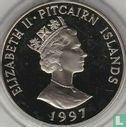 Pitcairneilanden 1 dollar 1997 "Queen Elizabeth the Queen Mother - Order of the Garter" - Afbeelding 1