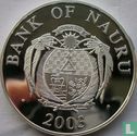 Nauru 10 dollars 2003 (BE) "First anniversary of the Euro" - Image 1