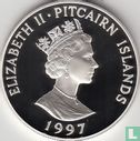 Pitcairneilanden 10 dollars 1997 (PROOF) "50th Wedding anniversary of Queen Elizabeth II and Prince Philip" - Afbeelding 1