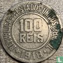 Brazilië 100 réis 1918 - Afbeelding 1