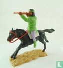Apache groen  Te paard met geweer  - Afbeelding 1