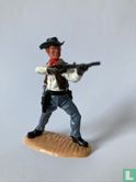 Cowboy  met geweer  - Afbeelding 1