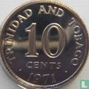 Trinidad en Tobago 10 cents 1971 (met FM) - Afbeelding 1