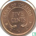 Ouganda 5 cents 1966 - Image 2