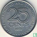 Trinidad und Tobago 25 Cent 1972 (ohne FM) "10th anniversary of Independence" - Bild 1