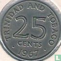 Trinidad und Tobago 25 Cent 1967 - Bild 1