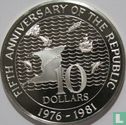 Trinidad und Tobago 10 Dollar 1981 "5th anniversary of the Republic" - Bild 2