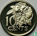 Trinidad en Tobago 10 cents 1976 (met REPUBLIC OF) - Afbeelding 2