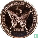 Trinidad und Tobago 5 Cent 1982 "20th anniversary of Independence" - Bild 2