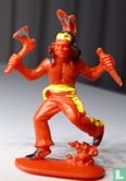 Indien avec tomahawk et poignard (rouge) - Image 2