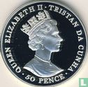 Tristan da Cunha 50 pence 2001 (PROOF - silver) "Centenary of the death of Queen Victoria" - Image 2