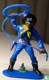 Cowboy zwaait met lasso (blauw) - Afbeelding 2