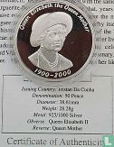 Tristan da Cunha 50 pence 2000 (PROOF - zilver) "100th Birthday of the Queen Mother" - Afbeelding 3