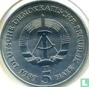 DDR 5 mark 1989 "Berlin capital of the GDR" - Afbeelding 1