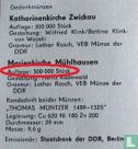DDR 5 mark 1989 "500th anniversary Birth of Thomas Müntzer - St. Mary's Church in Mühlhausen" - Afbeelding 3