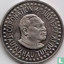 Tonga 2 pa'anga 1967 (PROOF - with countermark) "Coronation of Taufa'ahau Tupou IV" - Image 1