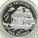 Tonga 1 pa'anga 1993 (PROOF) "Sailing ship La Princesa" - Afbeelding 2