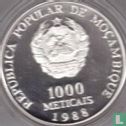 Mozambique 1000 meticais 1988 (BE) "Visit of Pope John Paul II" - Image 1