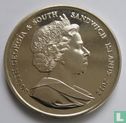 Géorgie du Sud et les îles Sandwich du Sud 2 pounds 2012 "60th anniversary Accession of Queen Elizabeth II" - Image 1