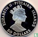 Îles Pitcairn 50 dollars 1988 (BE) "150th anniversary Drafting of the Constitution" - Image 2