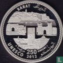 Marokko 250 dirhams 2012 (AH1433 - PROOF) "Rabat - UNESCO World Heritage" - Afbeelding 1