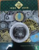 Kazachstan 100 tenge 2018 (coincard) "25 years of Tenge" - Afbeelding 1