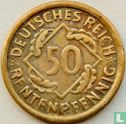 Empire allemand 50 rentenpfennig 1923 (G) - Image 2