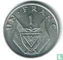 Rwanda 1 franc 1974 - Image 2
