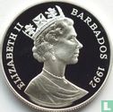 Barbados 10 dollars 1992 (PROOF) "Summer Olympics in Barcelona" - Afbeelding 2