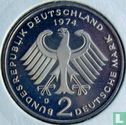 Germany 2 mark 1974 (D - Theodor Heuss) - Image 1