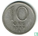 Schweden 10 Öre 1947 (silber) - Bild 1