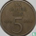 DDR 5 mark 1969 (nikkel-brons) "20th anniversary Founding of the GDR" - Afbeelding 1
