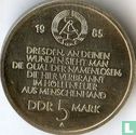 DDR 5 Mark 1985 "40th anniversary Firebombing of Dresden" - Bild 1