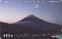 Mount Fuji Under Crescent Moon - Afbeelding 1