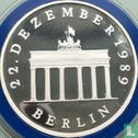 DDR 20 mark 1990 (PROOF) "Opening of Brandenburg Gate" - Afbeelding 2