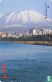 Kitakami river and view of Morioka City, Mount Iwate - Afbeelding 1
