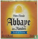 Abbaye des Flandres Bière Blonde - Afbeelding 1