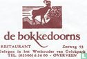 De Bokkedoorns Restaurant  - Bild 1