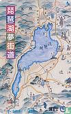 Biwa Lake - "Dream Roads" (Old Map) - Bild 1