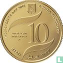 Israël 10 nieuwe shekels 2018 (JE5778 - PROOF) "70th anniversary Independence of Israel" - Afbeelding 1