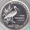 Israël 1 nieuwe sheqel 1998 (JE5758 - PROOFLIKE) "Stork and fir tree" - Afbeelding 1